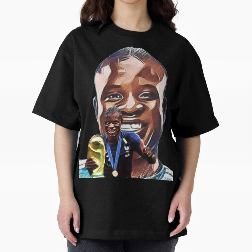 N'golo Kante Oversized T-Shirt Celebrate Global Passion for the FIFA World Cup 2026 Journey through CR7 Highlights, Argentina, France and Brazil Pride, Championship Spirit, Famous Goals, Roaring Crowds and International Football Unity; Made for