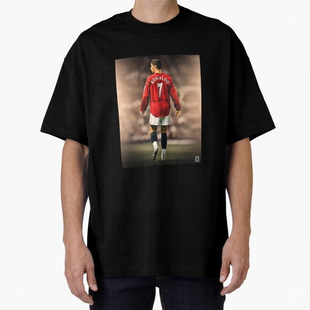 ronaldo Oversized T-Shirt Experience the Global Stage of FIFA World Cup 2026 Spirit, Connected to Argentina, Messi, Neymar and Mbappe, Goal Celebration Energy, Supporter Heritage, Football Icons and Worldwide Tournament Joy; Ideal for Fans Who
