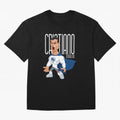 Commic Caricature of Cristiano Ronaldino 'CR7' Oversized T-Shirt Feel the Heartbeat of FIFA World Cup 2026 Group Stage Spirit, Made for Brazil, Mbappe, Championship Spirit, Famous Goals, Roaring Crowds and International Football Unity; Perfect for