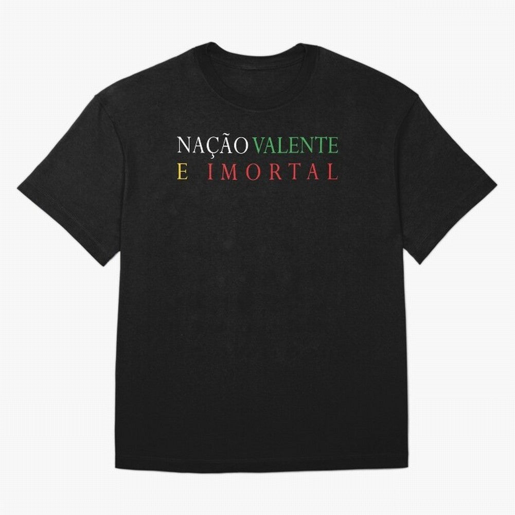 Na??o Valente e Imortal Portugal Oversized T-Shirt Celebrate the Road through the FIFA World Cup 2026 USA Canada Mexico Journey through Cristiano Ronaldo Highlights, France Pride, Worldwide Fan Energy, Dramatic Goals, Stadium Lights and
