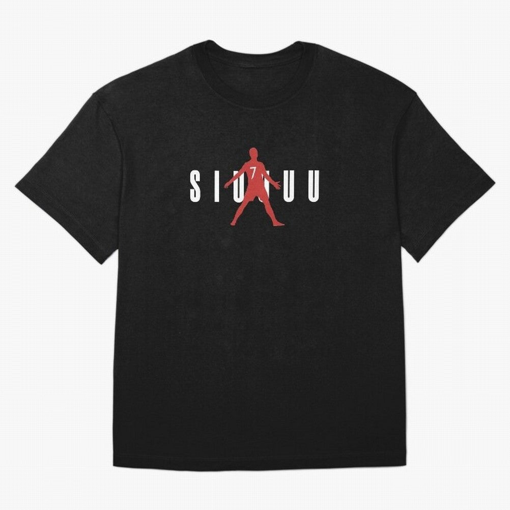Cristiano Ronaldo Manchester United Siuuuu Oversized T-Shirt Live for the Drama of FIFA World Cup 2026 Built around Messi, CR7 and Mbappe, France Energy, Football Festival Excitement, Trophy Ambitions, Country Rivalries and Star Player Buzz; Great