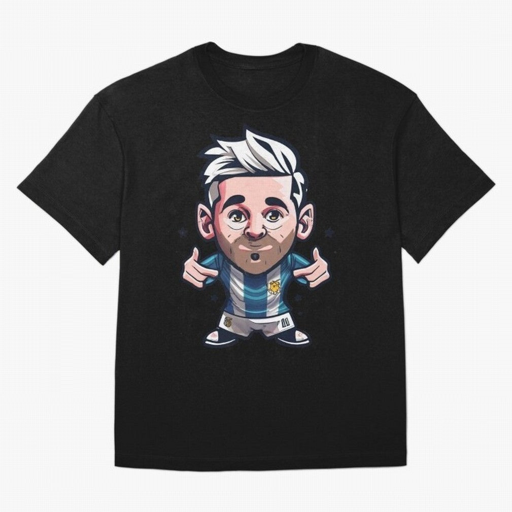 Lionel Messi Oversized T-Shirt Showcase FIFA World Cup 2026 USA Canada Mexico for Fans of Neymar, Haaland and Cristiano Ronaldo and Brazil, Bringing Fan Favorite Moments, National Team Passion, Big Match Drama and Soccer History; Perfect for