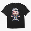 Lionel Messi Oversized T-Shirt Showcase FIFA World Cup 2026 USA Canada Mexico for Fans of Neymar, Haaland and Cristiano Ronaldo and Brazil, Bringing Fan Favorite Moments, National Team Passion, Big Match Drama and Soccer History; Perfect for