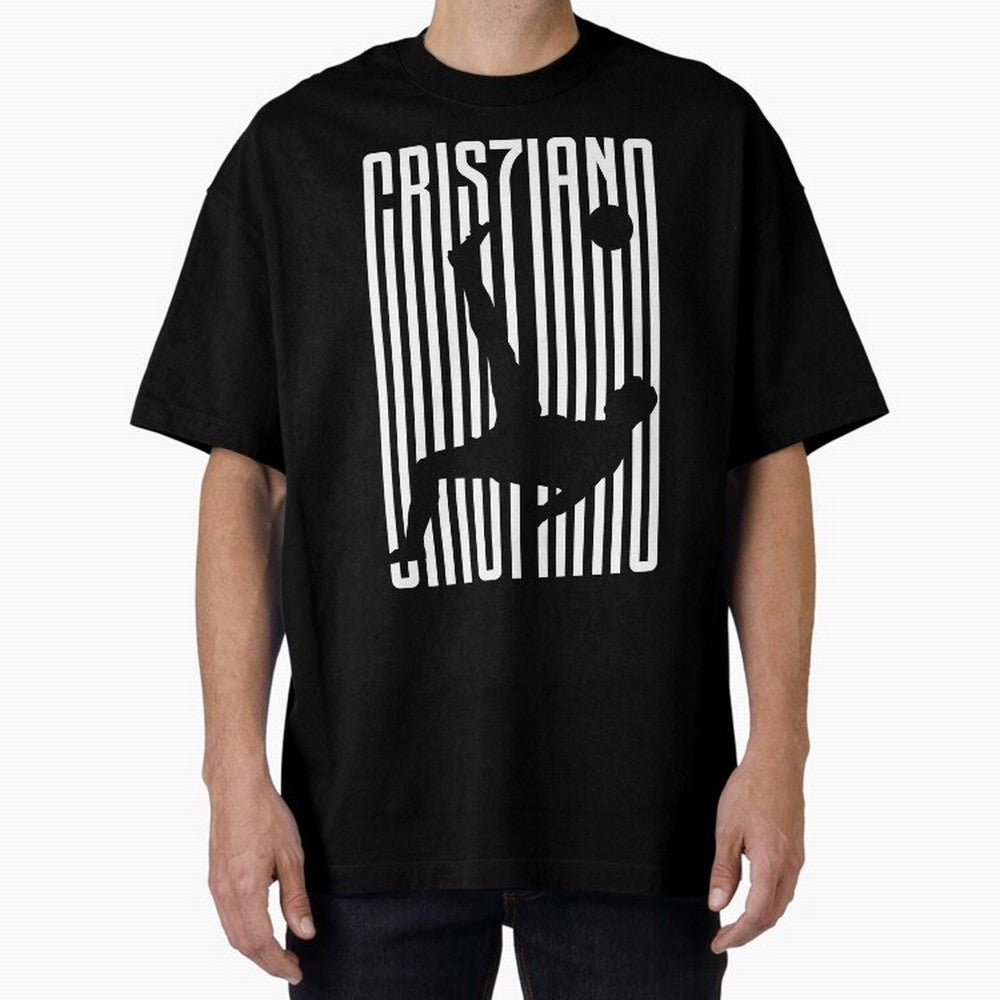 CR7 Juve White Oversized T-Shirt Celebrate Football Dreams Across Global Football Passion for FIFA World Cup 2026, Capturing Mbappe and Neymar, England, Vintage Soccer Flavor, Modern Football Stars, National Flags and Final Night Emotion; Made for