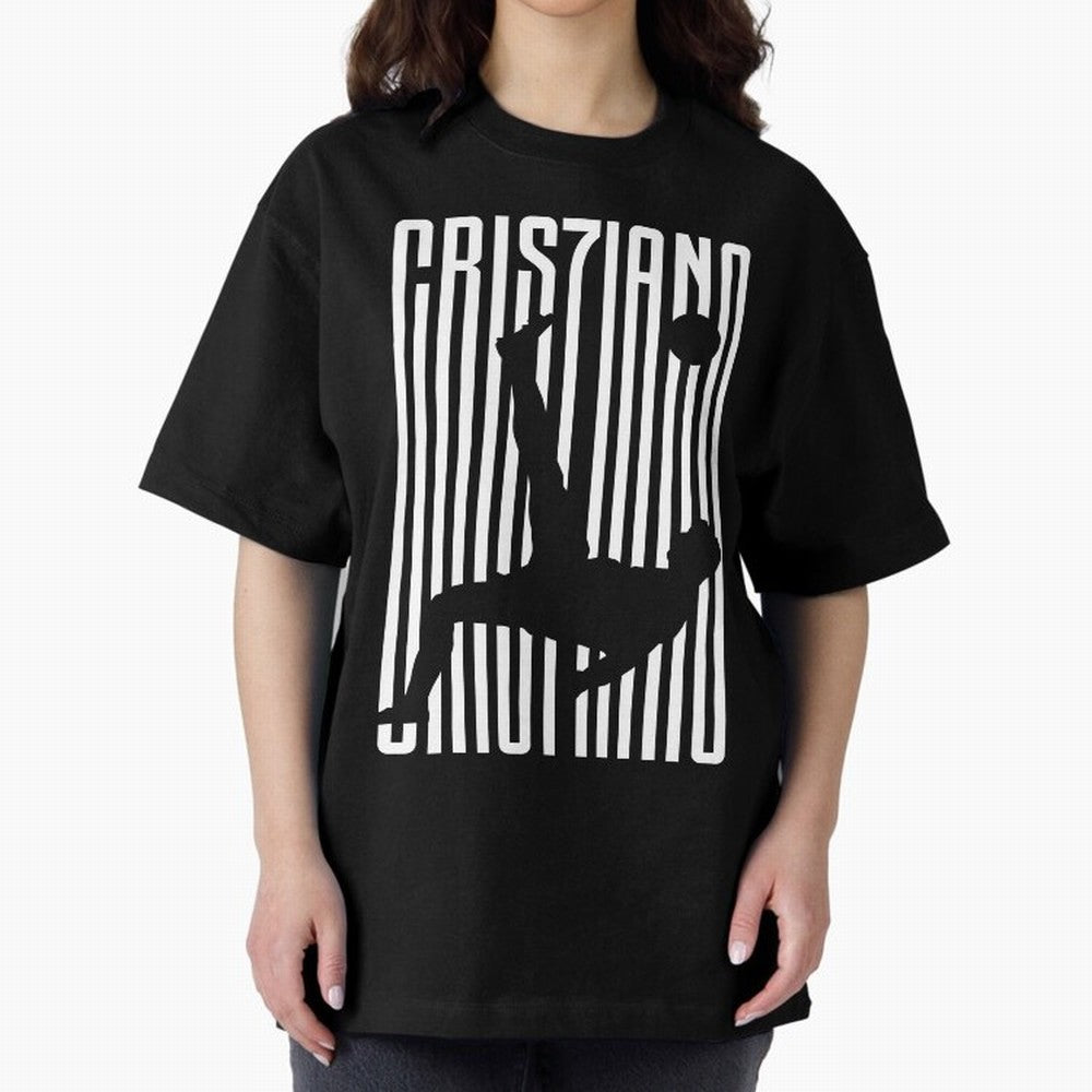 CR7 Juve White Oversized T-Shirt Celebrate Football Dreams Across Global Football Passion for FIFA World Cup 2026, Capturing Mbappe and Neymar, England, Vintage Soccer Flavor, Modern Football Stars, National Flags and Final Night Emotion; Made for