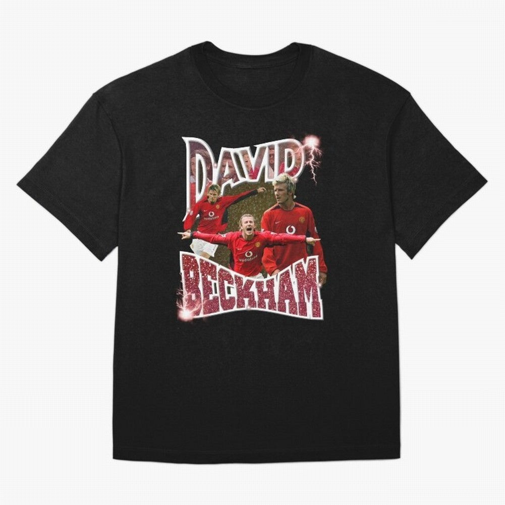 David Beckham Graphic Tee Oversized T-Shirt Represent Fans Who Live for FIFA World Cup 2026 Group Stage Spirit, Featuring France, Messi, Match Day Excitement, Supporter Culture, Golden Goals and Global Football Passion; Great for Supporters Who