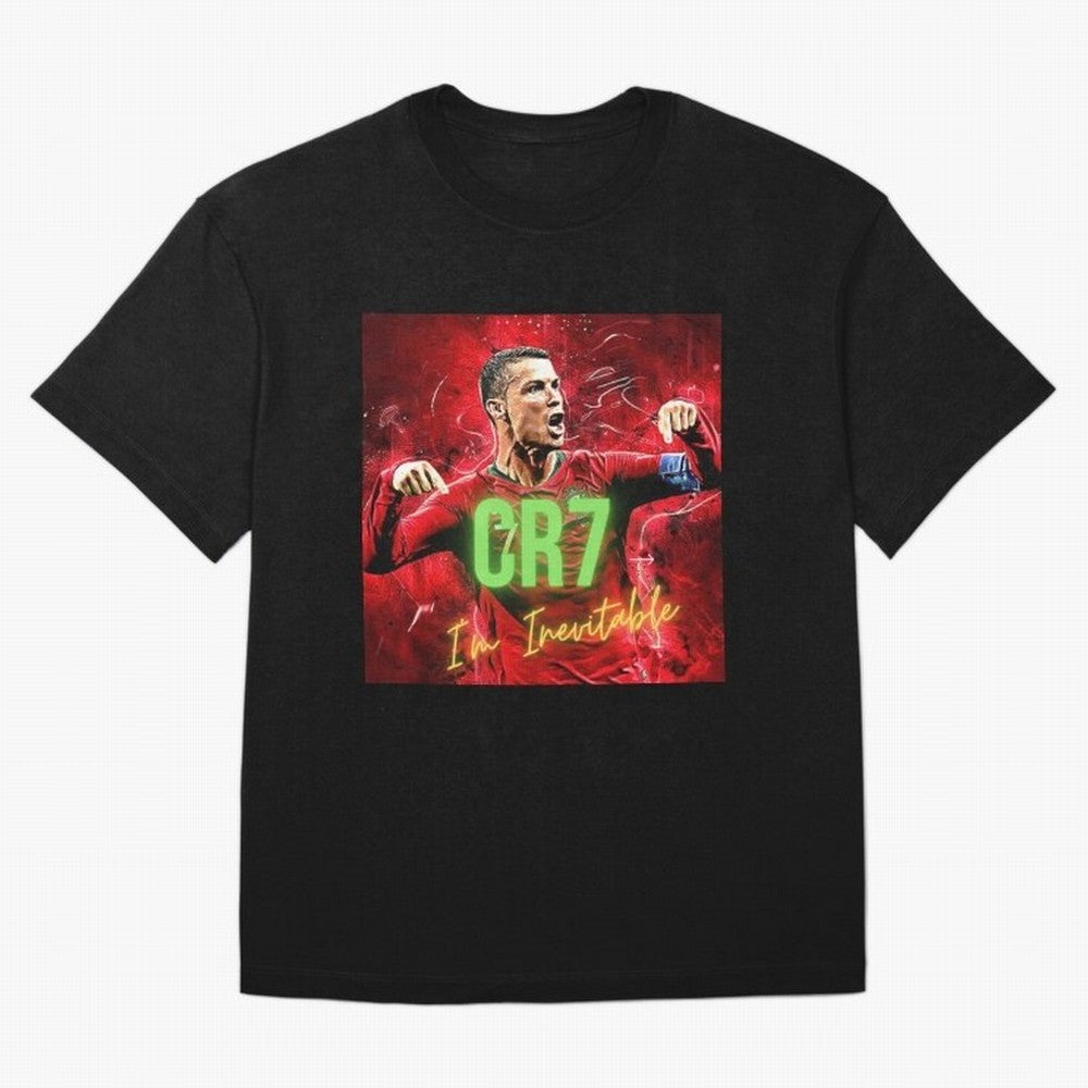 CR7 Oversized T-Shirt Relive FIFA World Cup 2026 for Fans of Haaland and France, Bringing Retro Football Energy, Iconic Rivalries, Trophy Chase Drama and Stadium Atmosphere; Great for Supporters Who Love Legendary Players, National Teams, Big Goals
