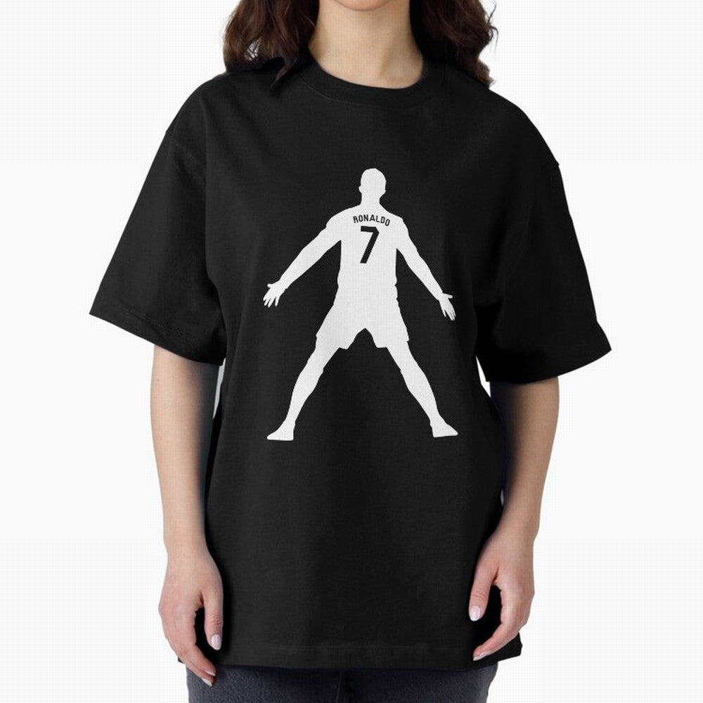 Cristiano Ronaldo Celebration in White Oversized T-Shirt Bring Bold Fan Energy to FIFA World Cup 2026 Group Stage for Fans of Neymar, Haaland and Cristiano Ronaldo and Spain and Netherlands, Bringing Goal Celebration Energy, Supporter Heritage,
