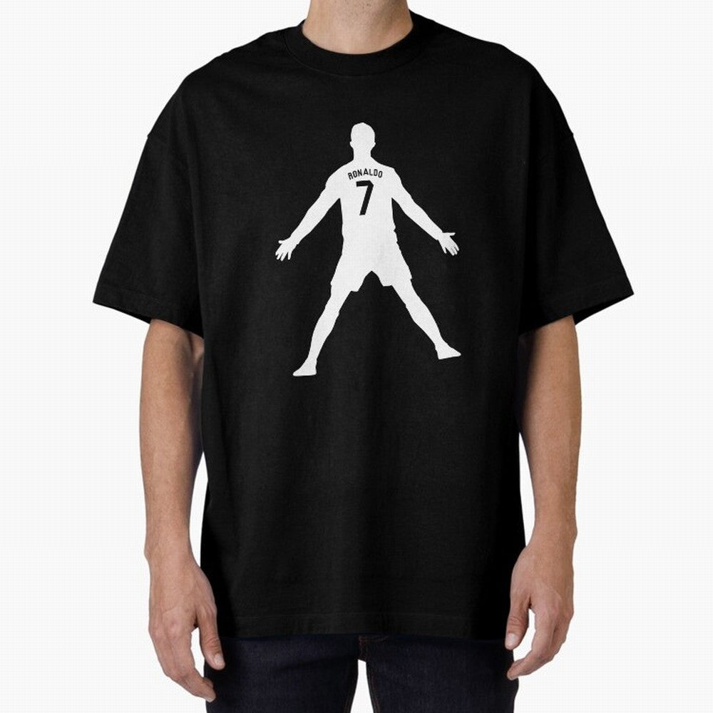 Cristiano Ronaldo Celebration in White Oversized T-Shirt Bring Bold Fan Energy to FIFA World Cup 2026 Group Stage for Fans of Neymar, Haaland and Cristiano Ronaldo and Spain and Netherlands, Bringing Goal Celebration Energy, Supporter Heritage,