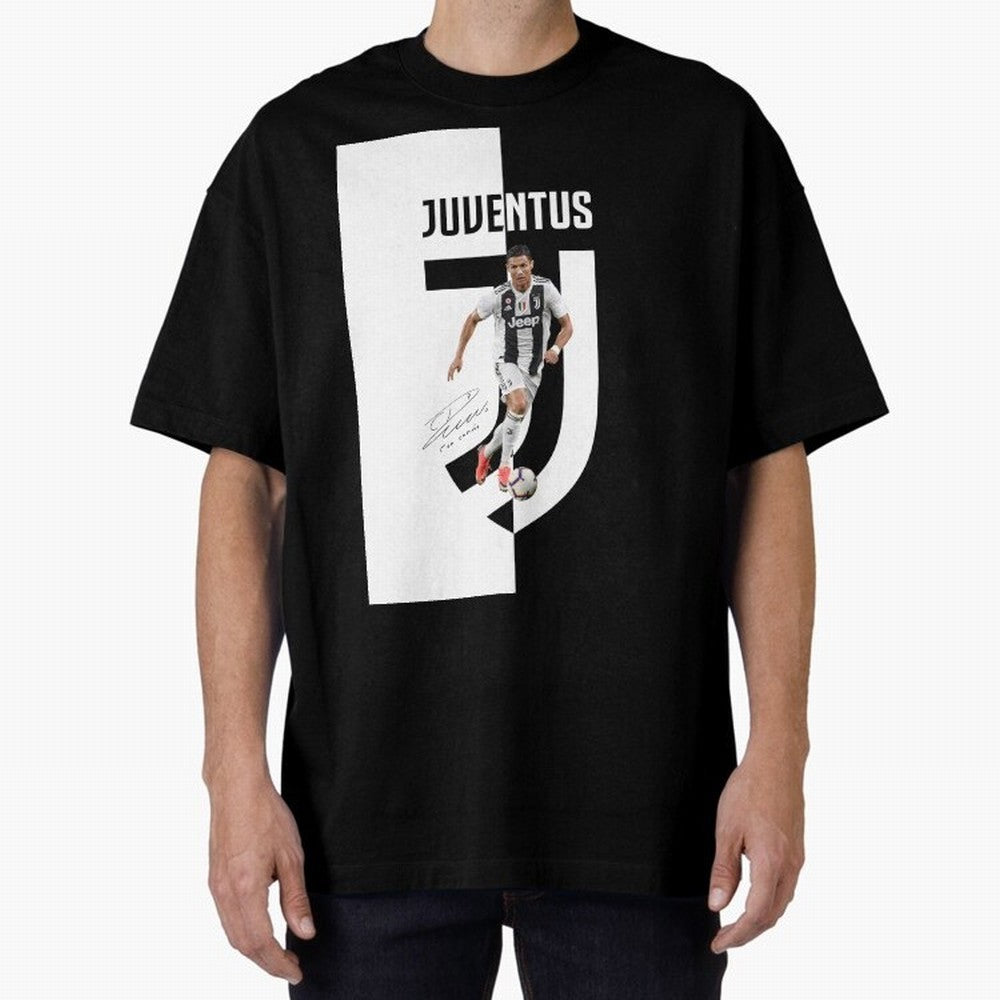 cristiano ronaldo - juventus - soccer top Oversized T-Shirt Live for the Drama of the FIFA World Cup 2026 Journey through Neymar Highlights, Netherlands Pride, Vintage Soccer Flavor, Modern Football Stars, National Flags and Final Night Emotion;
