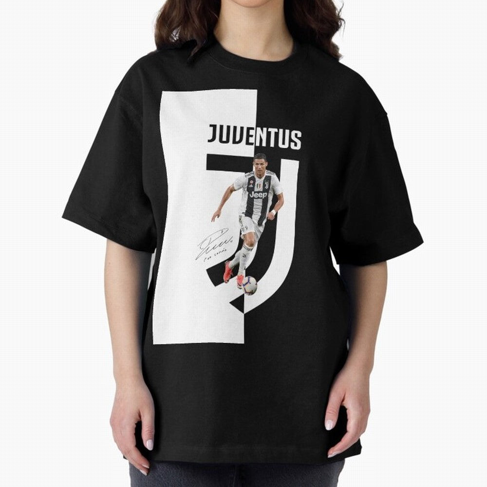 cristiano ronaldo - juventus - soccer top Oversized T-Shirt Live for the Drama of the FIFA World Cup 2026 Journey through Neymar Highlights, Netherlands Pride, Vintage Soccer Flavor, Modern Football Stars, National Flags and Final Night Emotion;