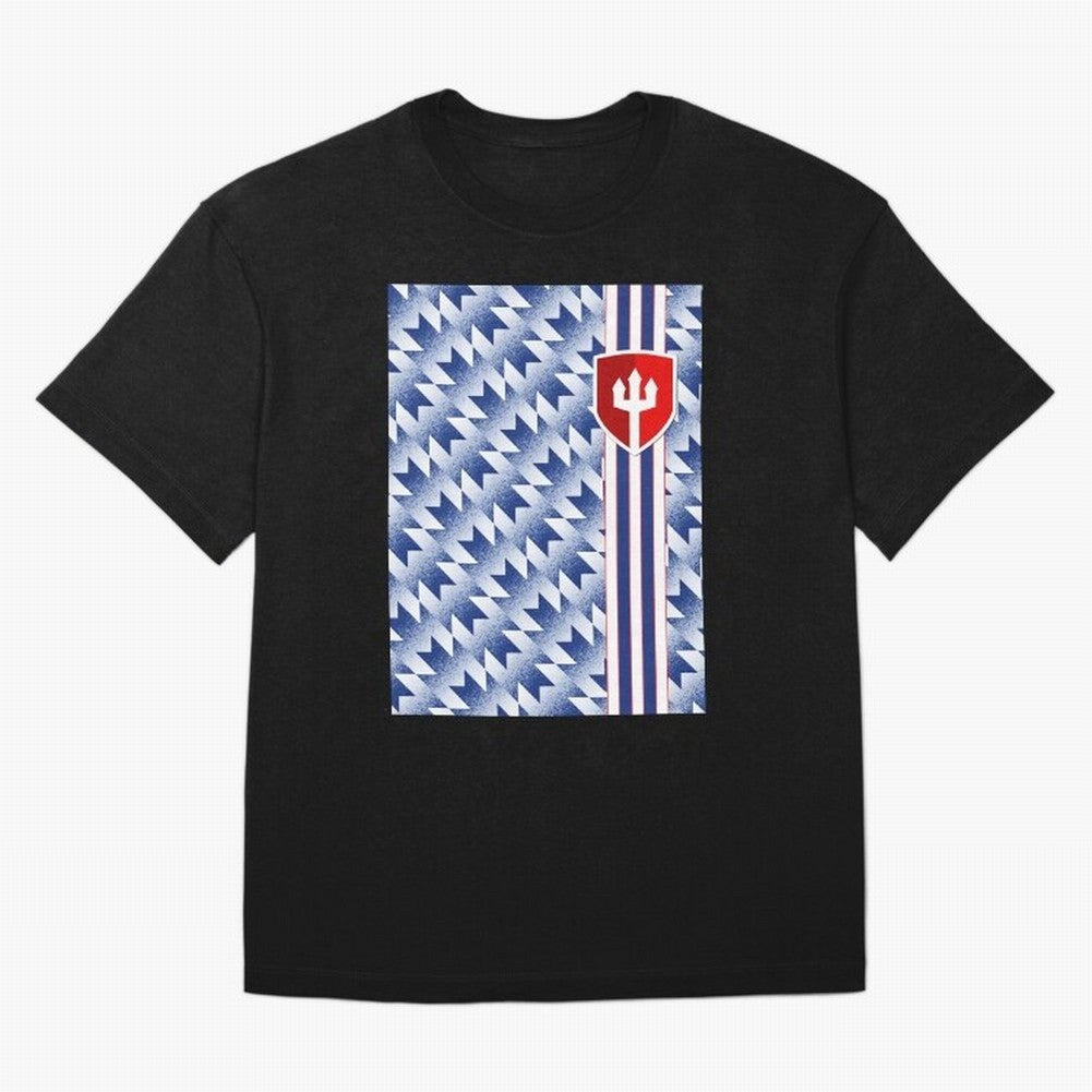 Manchester United 94 Away Jersey Pattern Oversized T-Shirt Bring Retro Soccer Energy to FIFA World Cup 2026 USA Canada Mexico Spirit, Centered on Germany, Mbappe, Football History, Final Match Energy, Crowd Noise and Once in a Lifetime Moments;
