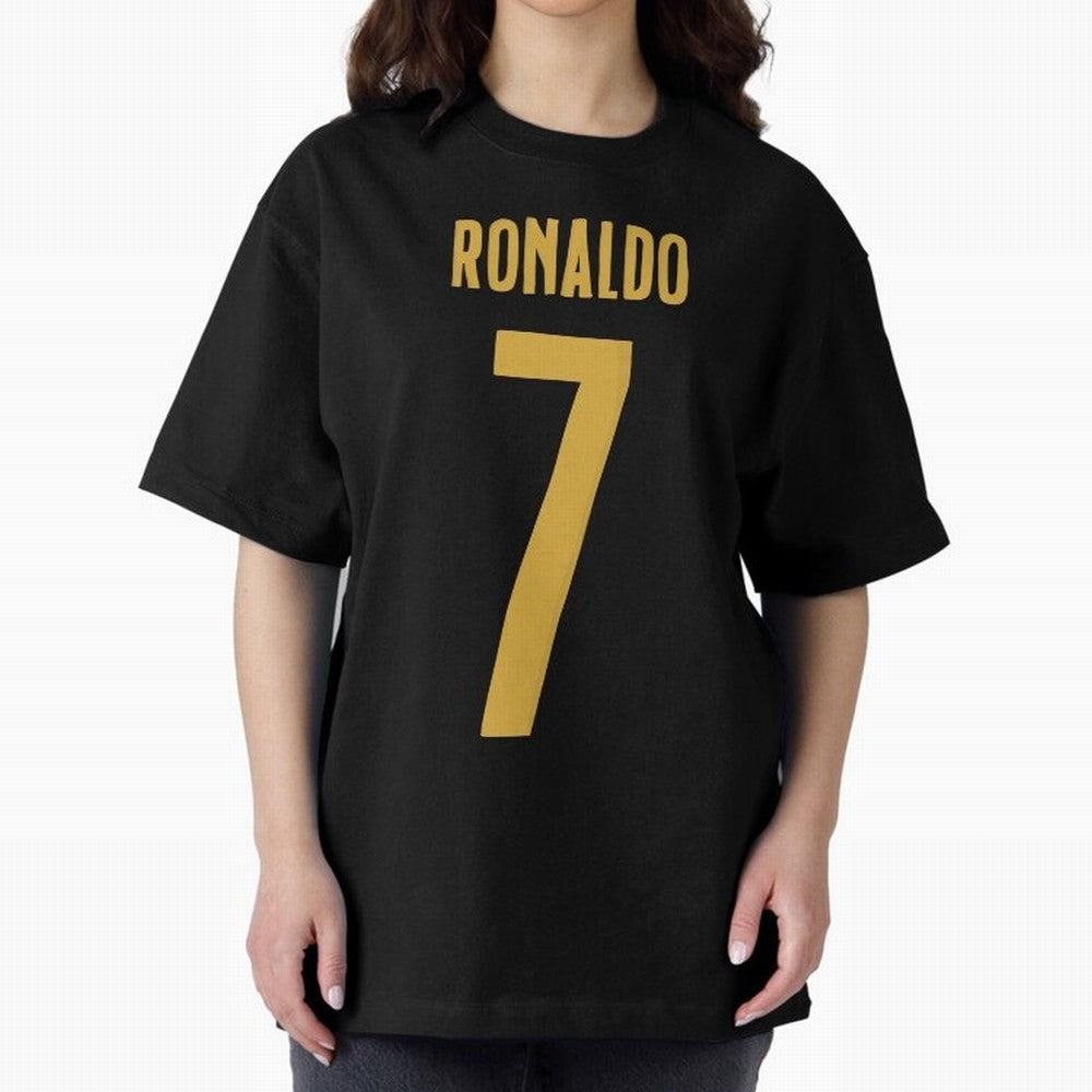 Ronaldo #7 (Portugal) Oversized T-Shirt Make Memories around the FIFA World Cup 2026 Journey through Neymar Highlights, Portugal, Spain and Germany Pride, Stadium Chants, National Pride, Trophy Dreams and Unforgettable Football Memories; Perfect