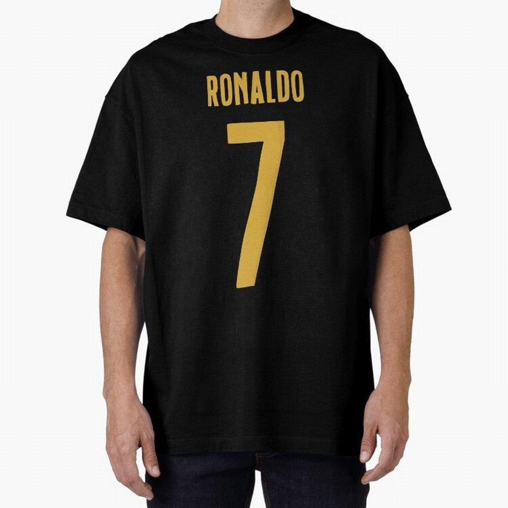Ronaldo #7 (Portugal) Oversized T-Shirt Make Memories around the FIFA World Cup 2026 Journey through Neymar Highlights, Portugal, Spain and Germany Pride, Stadium Chants, National Pride, Trophy Dreams and Unforgettable Football Memories; Perfect