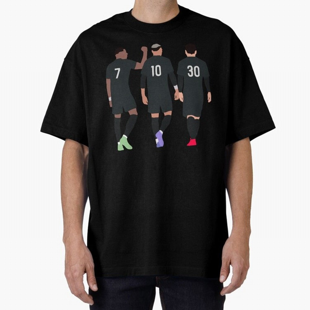 Messi Neymar France Football Players Trio Mmn #y79 Oversized T-Shirt Turn Up for FIFA World Cup 2026 Built around Messi and Cristiano Ronaldo, Argentina and Brazil Energy, Goal Celebration Energy, Supporter Heritage, Football Icons and Worldwide