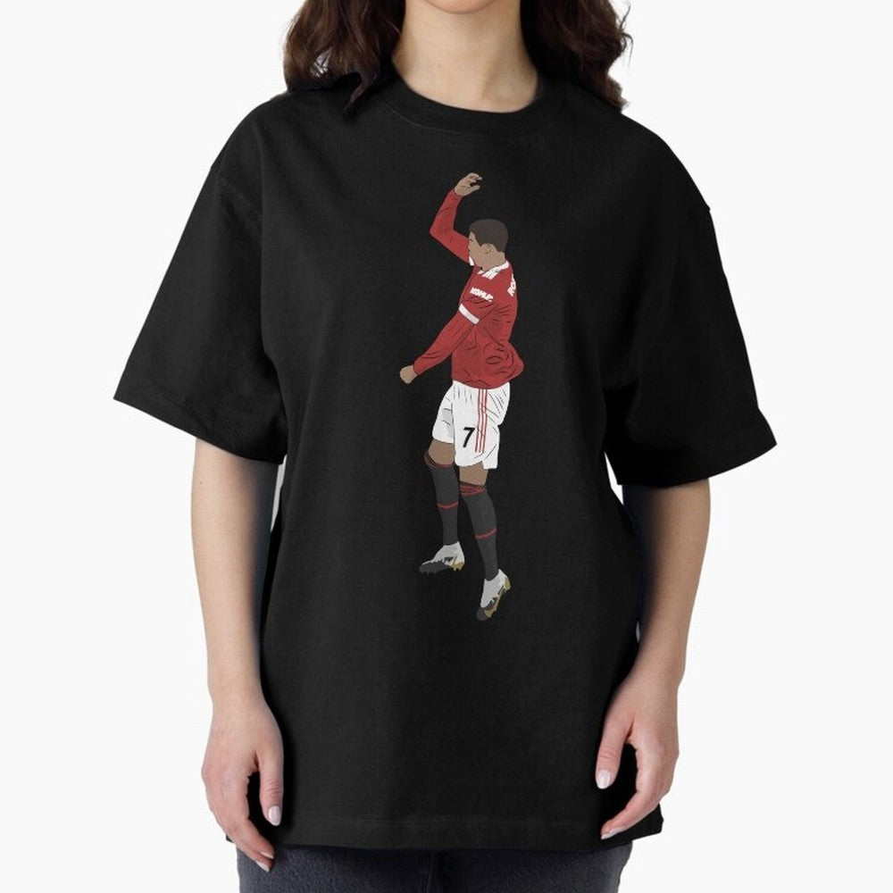 Cristiano Ronaldo Pirouette Siuuuu Goal Celebration Oversized T-Shirt Join the Global Buzz around the FIFA World Cup 2026 Group Stage Journey through CR7 Highlights, Spain Pride, Stadium Chants, National Pride, Trophy Dreams and Unforgettable