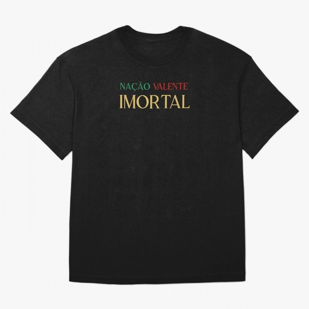 Na??o Valente Imortal Portugal Tuga Oversized T-Shirt Share the FIFA World Cup 2026 USA Canada Mexico Journey through CR7 and Messi Highlights, Portugal, Spain and Germany Pride, Stadium Memories, Football Loyalty, International Chants and