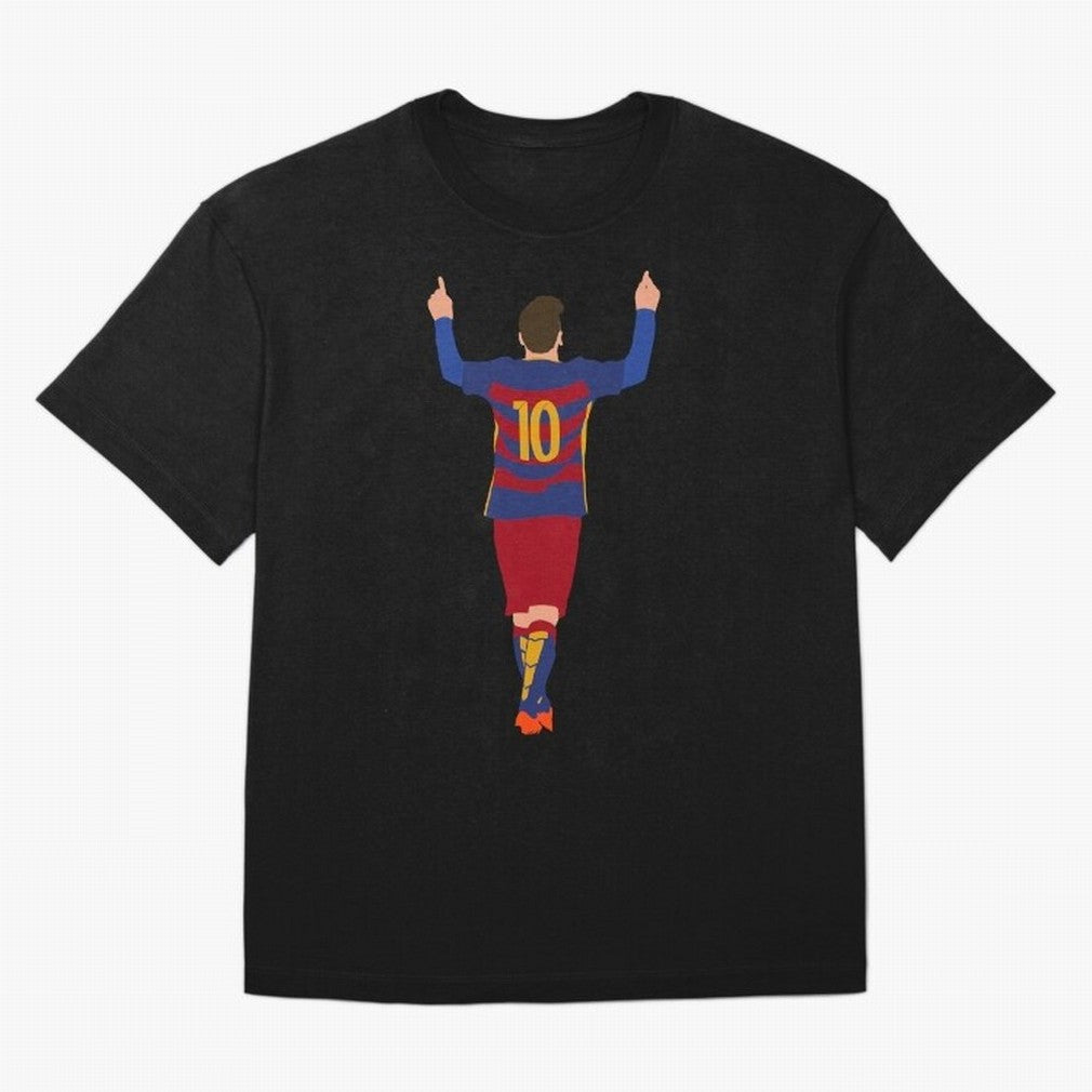 Lionel Messi - Fc Barcelona #s14 Oversized T-Shirt Build FIFA World Cup 2026 USA Canada Mexico for Fans of Neymar, Haaland and Cristiano Ronaldo and Portugal, Spain and Germany, Bringing Championship Spirit, Famous Goals, Roaring Crowds and