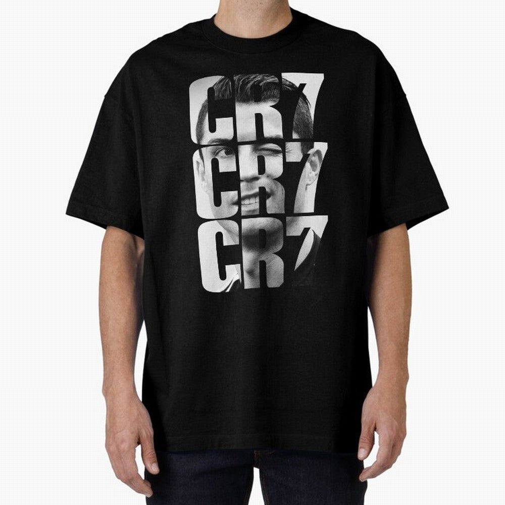 CR7 smile Oversized T-Shirt Bring World Football Passion into Global Football Passion for FIFA World Cup 2026, Highlighting Cristiano Ronaldo, Spain and Netherlands, Game Day Rituals, Football Legends, Country Pride and the Road to the Final; Great