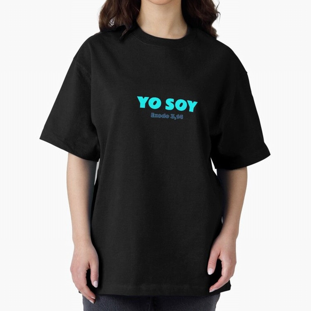 Yo soy ¨C Exodus 3,14 Oversized T-Shirt Celebrate Fan Culture around FIFA World Cup 2026 Spirit, Made for Argentina, Messi, Goal Celebration Energy, Supporter Heritage, Football Icons and Worldwide Tournament Joy; Great for Watch Parties, Sports