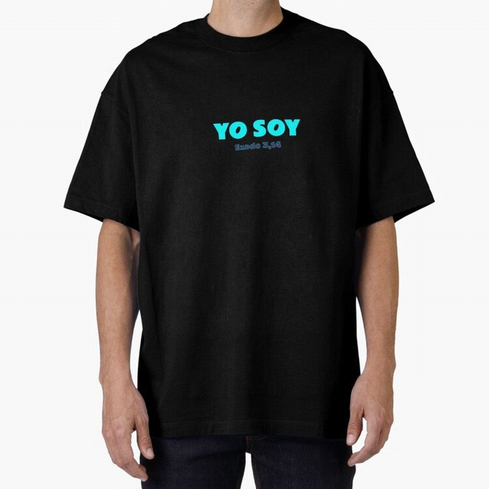 Yo soy ¨C Exodus 3,14 Oversized T-Shirt Celebrate Fan Culture around FIFA World Cup 2026 Spirit, Made for Argentina, Messi, Goal Celebration Energy, Supporter Heritage, Football Icons and Worldwide Tournament Joy; Great for Watch Parties, Sports
