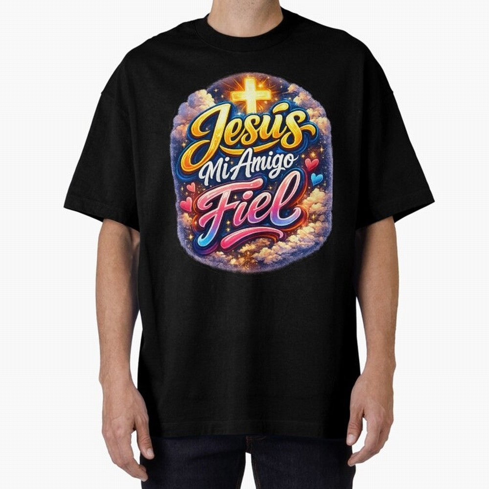 Jesus my faithful friend Oversized T-Shirt Live the Energy of Global Football Passion for FIFA World Cup 2026 Group Stage, Connected to Messi, Neymar and Mbappe, Germany, Soccer Culture, Superstar Moments, National Team Dreams and Competitive Fire;