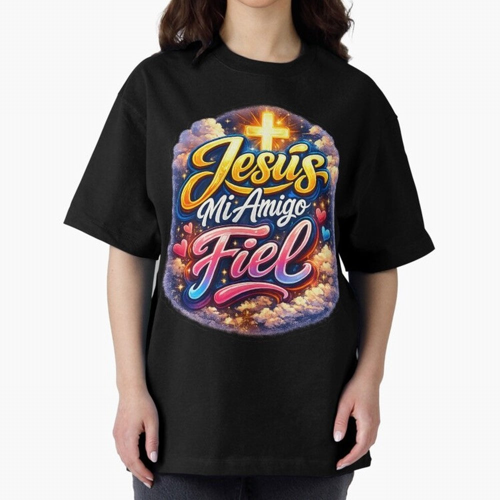 Jesus my faithful friend Oversized T-Shirt Live the Energy of Global Football Passion for FIFA World Cup 2026 Group Stage, Connected to Messi, Neymar and Mbappe, Germany, Soccer Culture, Superstar Moments, National Team Dreams and Competitive Fire;