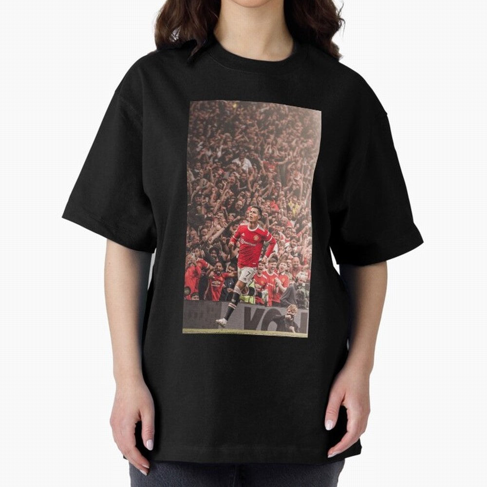 cristiano Oversized T-Shirt Live the Energy of FIFA World Cup 2026 USA Canada Mexico for Fans of Messi and Cristiano Ronaldo and France, Bringing Football Passion, Legendary Performances, Festival Vibes and Supporter Community; Built for Supporters