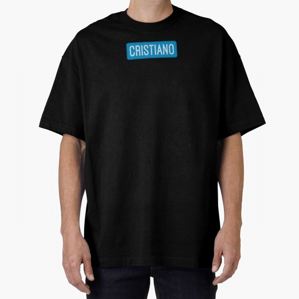 Cristiano Name Oversized T-Shirt Make Every Match About Global Football Passion for FIFA World Cup 2026, Featuring Haaland and Mbappe, Netherlands, Match Day Excitement, Supporter Culture, Golden Goals and Global Football Passion; Ideal for