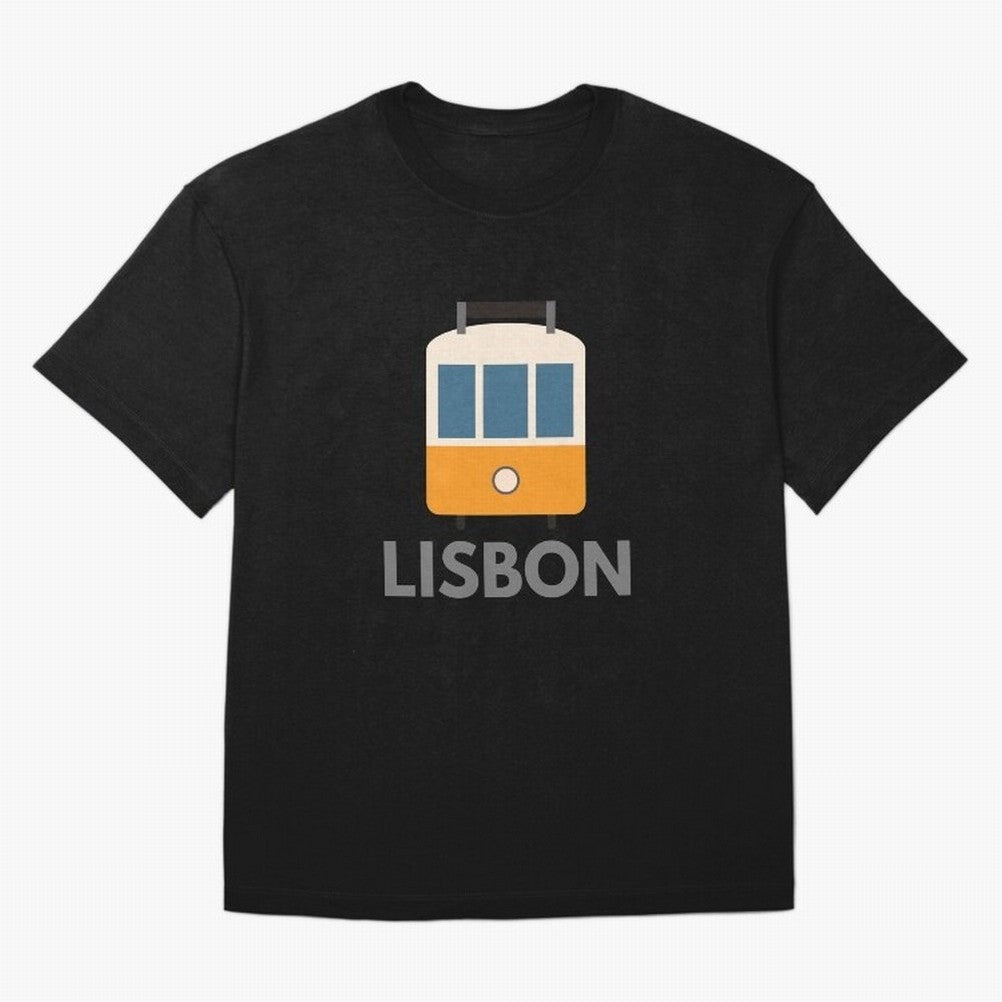 Lisboa Tram (Lisbon city, Portugal) Oversized T-Shirt Relive FIFA World Cup 2026 USA Canada Mexico for Fans of Messi and Germany, Bringing Fan Favorite Moments, National Team Passion, Big Match Drama and Soccer History; Perfect for People Who Love