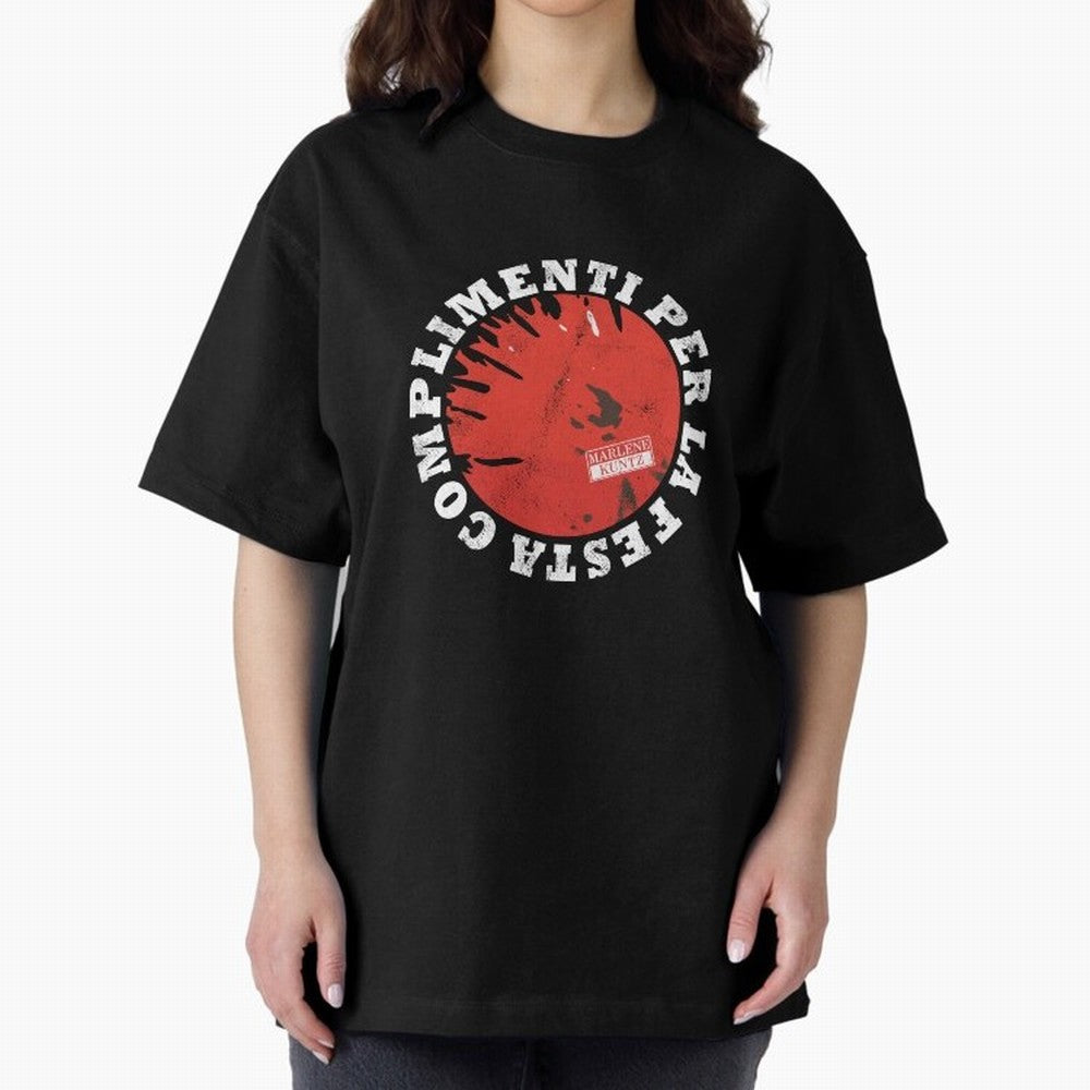 Tribute to Marlene Kuntz: T-shirt for the 30th Anniversary of Catartica Oversized T-Shirt Back the Journey through Global Football Passion for FIFA World Cup 2026 Group Stage, Connected to CR7 and Messi, Germany, Match Day Excitement, Supporter