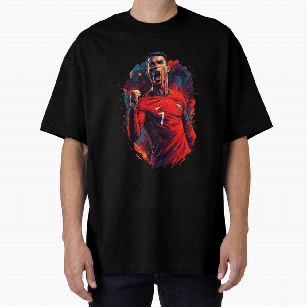 cr7 the legend Oversized T-Shirt Feel FIFA World Cup 2026 for Fans of Neymar and France, Bringing Sports Nostalgia, International Competition, Famous Players and Unforgettable Victories; Ideal for Passionate Fans Who Love Underdog Stories,