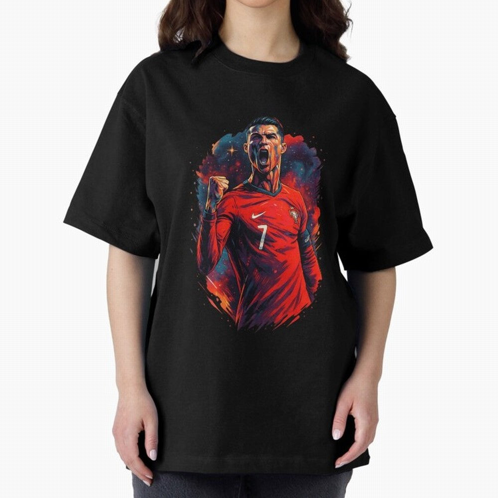 cr7 the legend Oversized T-Shirt Feel FIFA World Cup 2026 for Fans of Neymar and France, Bringing Sports Nostalgia, International Competition, Famous Players and Unforgettable Victories; Ideal for Passionate Fans Who Love Underdog Stories,