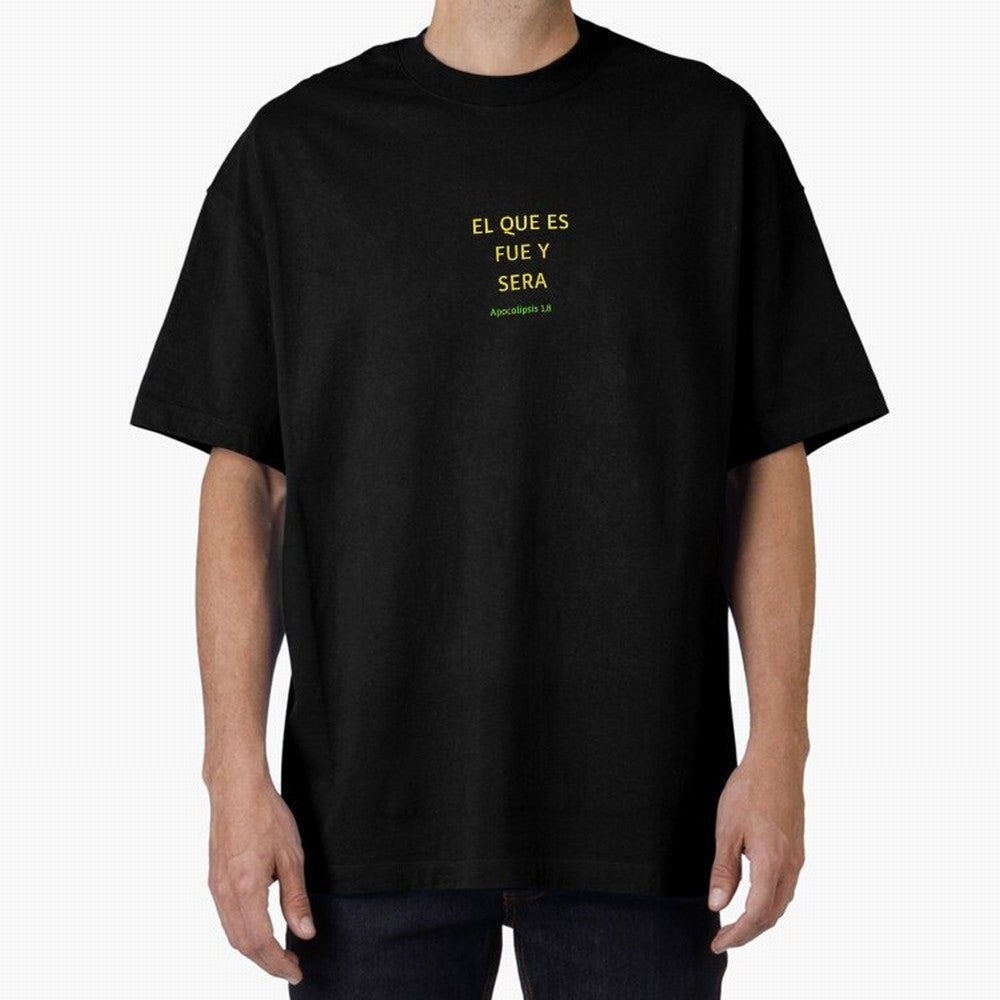 El que es, fue y ser¨¢ ¨C Apocalipsis 1,8 Oversized T-Shirt Make Your Look Match the FIFA World Cup 2026 Journey through CR7 Highlights, Brazil Pride, Champion Mindset, Group Stage Buzz, Knockout Tension and Passionate Fan Culture; Ideal for Fans