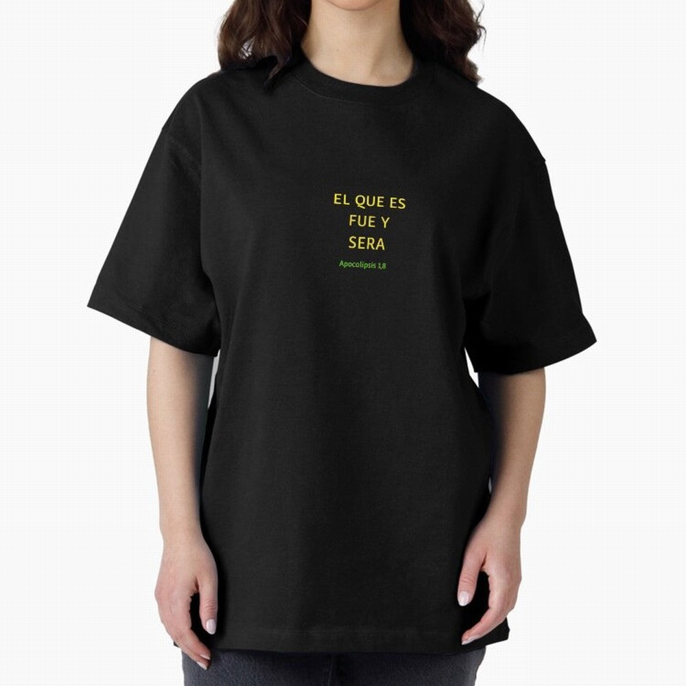 El que es, fue y ser¨¢ ¨C Apocalipsis 1,8 Oversized T-Shirt Make Your Look Match the FIFA World Cup 2026 Journey through CR7 Highlights, Brazil Pride, Champion Mindset, Group Stage Buzz, Knockout Tension and Passionate Fan Culture; Ideal for Fans