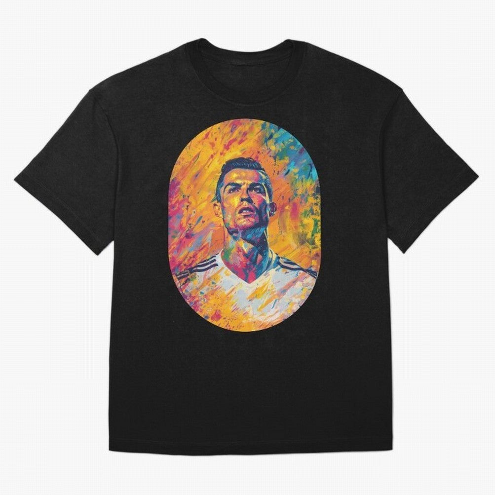 Cristiano Oversized T-Shirt Capture Stadium Memories from Global Football Passion for FIFA World Cup 2026 Group Stage, Featuring Cristiano Ronaldo, Haaland and CR7, Brazil, Portugal and Argentina, Fan Favorite Moments, National Team Passion, Big