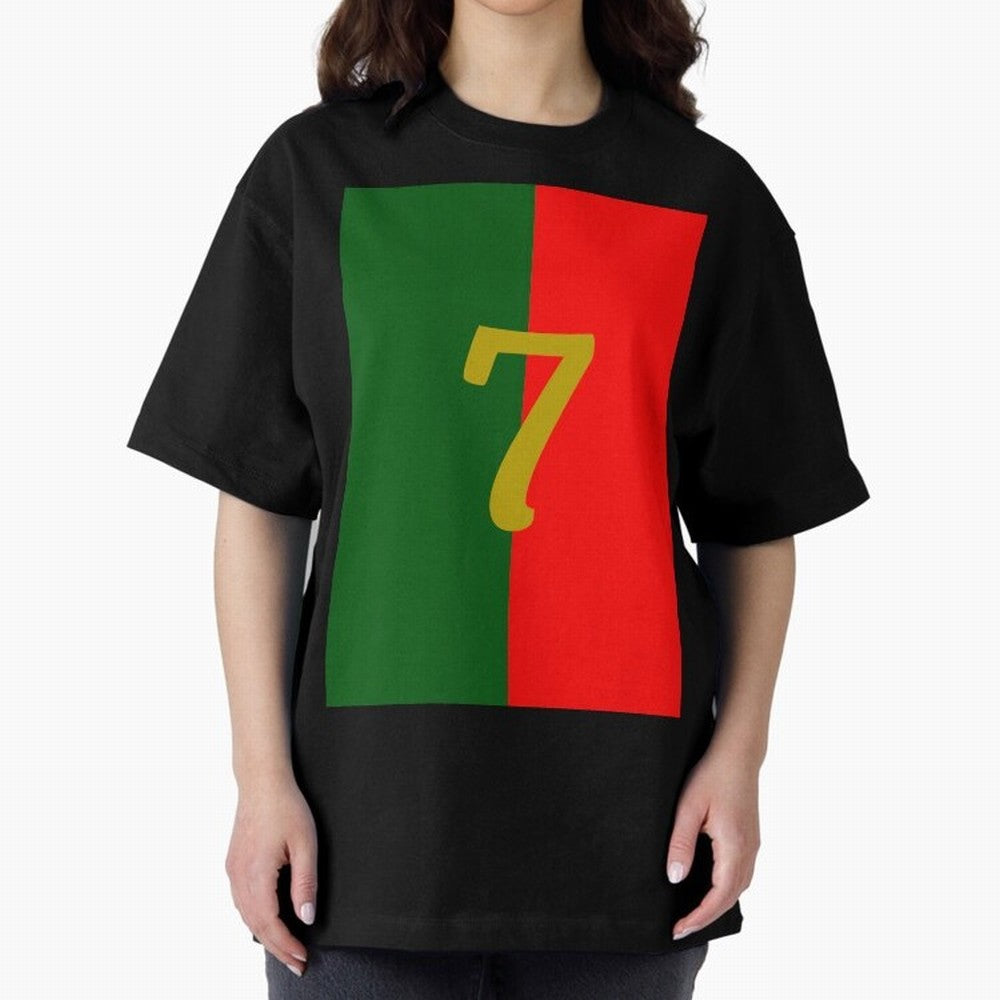 Cristiano Oversized T-Shirt Celebrate Global Passion for Match Day Hype around FIFA World Cup 2026 Group Stage, Messi, Neymar and Mbappe, Netherlands, Championship Spirit, Famous Goals, Roaring Crowds and International Football Unity; Made for Die