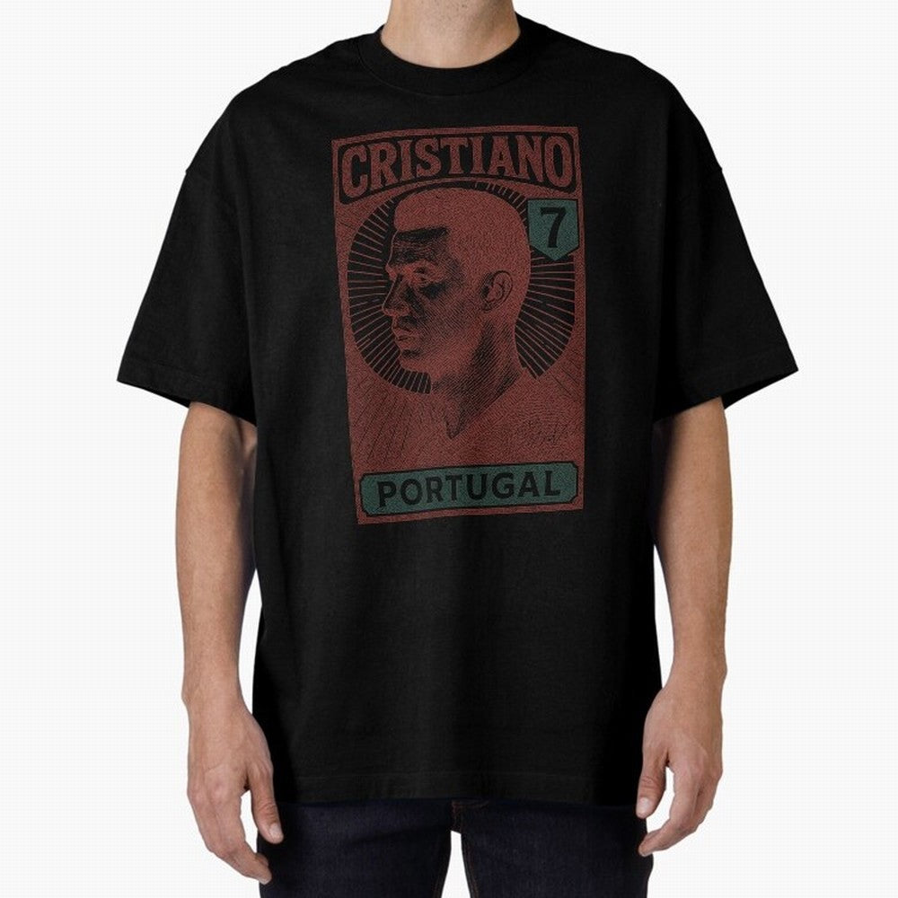 CRISTIANO Oversized T-Shirt Bring International Match Energy to FIFA World Cup 2026 for Fans of Mbappe and Neymar and Argentina, Bringing Stadium Chants, National Pride, Trophy Dreams and Unforgettable Football Memories; Made for Collectors Who