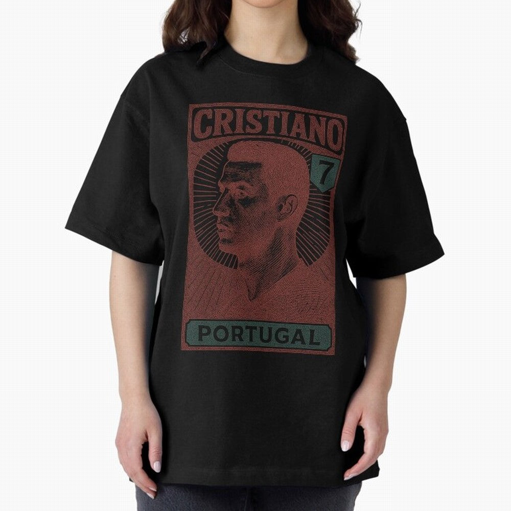 CRISTIANO Oversized T-Shirt Bring International Match Energy to FIFA World Cup 2026 for Fans of Mbappe and Neymar and Argentina, Bringing Stadium Chants, National Pride, Trophy Dreams and Unforgettable Football Memories; Made for Collectors Who