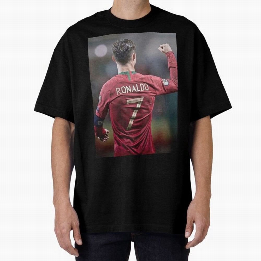 Cristiano Ronaldo CR7 Oversized T-Shirt Unlock the FIFA World Cup 2026 Group Stage Journey through Neymar, Haaland and Cristiano Ronaldo Highlights, Portugal, Spain and Germany Pride, Worldwide Fan Energy, Dramatic Goals, Stadium Lights and