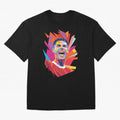 Cristiano Ronaldo Pop Art WPAP Oversized T-Shirt Celebrate Fan Culture around Global Football Passion for FIFA World Cup 2026, Made for Messi, Brazil, Fan Favorite Moments, National Team Passion, Big Match Drama and Soccer History; Made for Die
