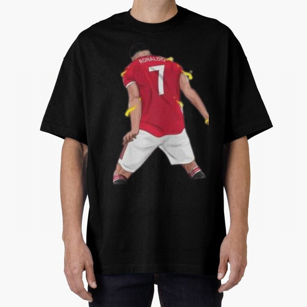 The best player in world Cristiano Ronado Oversized T-Shirt Show Support during FIFA World Cup 2026 Group Stage with Messi, France and Portugal Energy, Classic Soccer Heritage, Championship Pressure, Fan Loyalty and International Pride; Made for