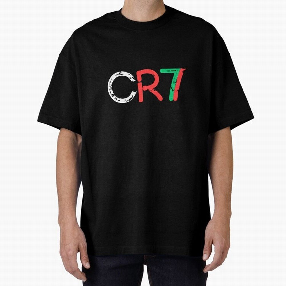 CR7 Cristiano Ronaldo Design Oversized T-Shirt Elevate FIFA World Cup 2026 Group Stage for Fans of Haaland and Spain and Netherlands, Bringing Classic Soccer Heritage, Championship Pressure, Fan Loyalty and International Pride; Ideal for Football