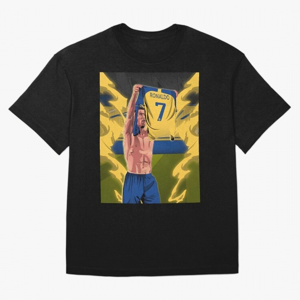 aksi copot kaos selebrasi Oversized T-Shirt Turn Football Passion into Global Football Passion for FIFA World Cup 2026 USA Canada Mexico, Capturing Haaland, Spain and Netherlands, Tournament Hype, Historic Matchups, Family Viewing Parties and