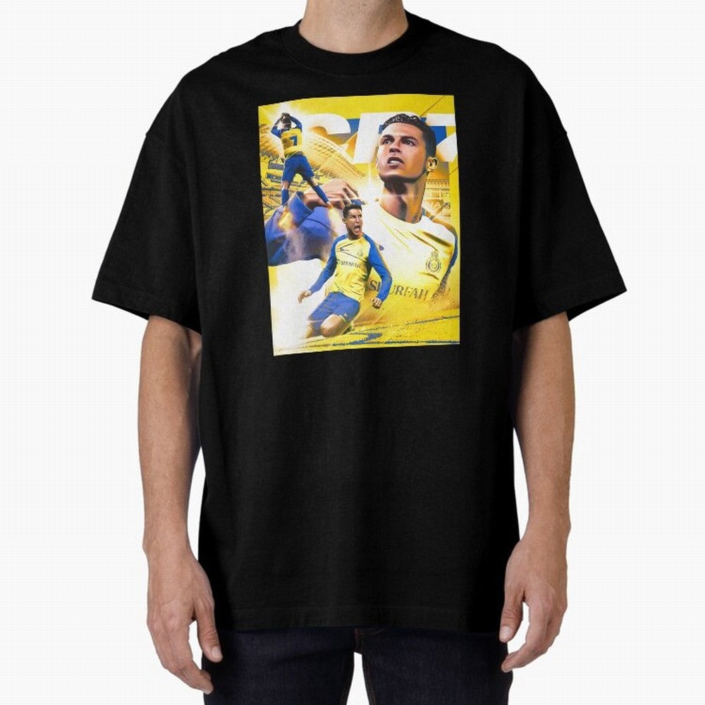 legend footballer yellow Oversized T-Shirt Follow the Final Road of Global Football Passion for FIFA World Cup 2026 USA Canada Mexico, Driven by Neymar, Spain, Match Day Excitement, Supporter Culture, Golden Goals and Global Football Passion; Ideal