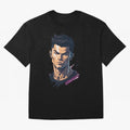 Cristiano Ronaldo Anime Style Oversized T-Shirt Treasure FIFA World Cup 2026 USA Canada Mexico Driven by Mbappe, France Energy, Champion Mindset, Group Stage Buzz, Knockout Tension and Passionate Fan Culture; Ideal for Football Dads, Football Moms,