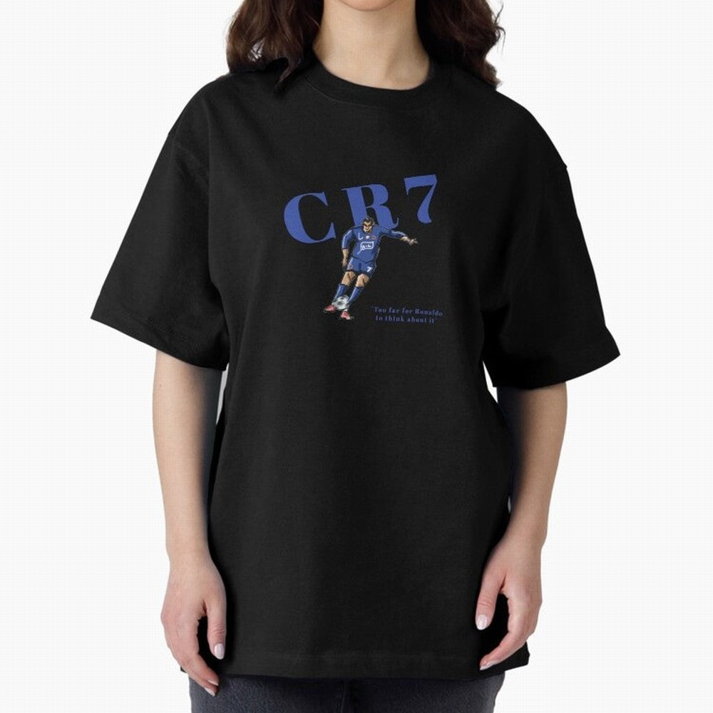 CR7. Oversized T-Shirt Capture Stadium Memories from the FIFA World Cup 2026 Journey through Mbappe Highlights, Argentina and Brazil Pride, Stadium Chants, National Pride, Trophy Dreams and Unforgettable Football Memories; Perfect for People Who