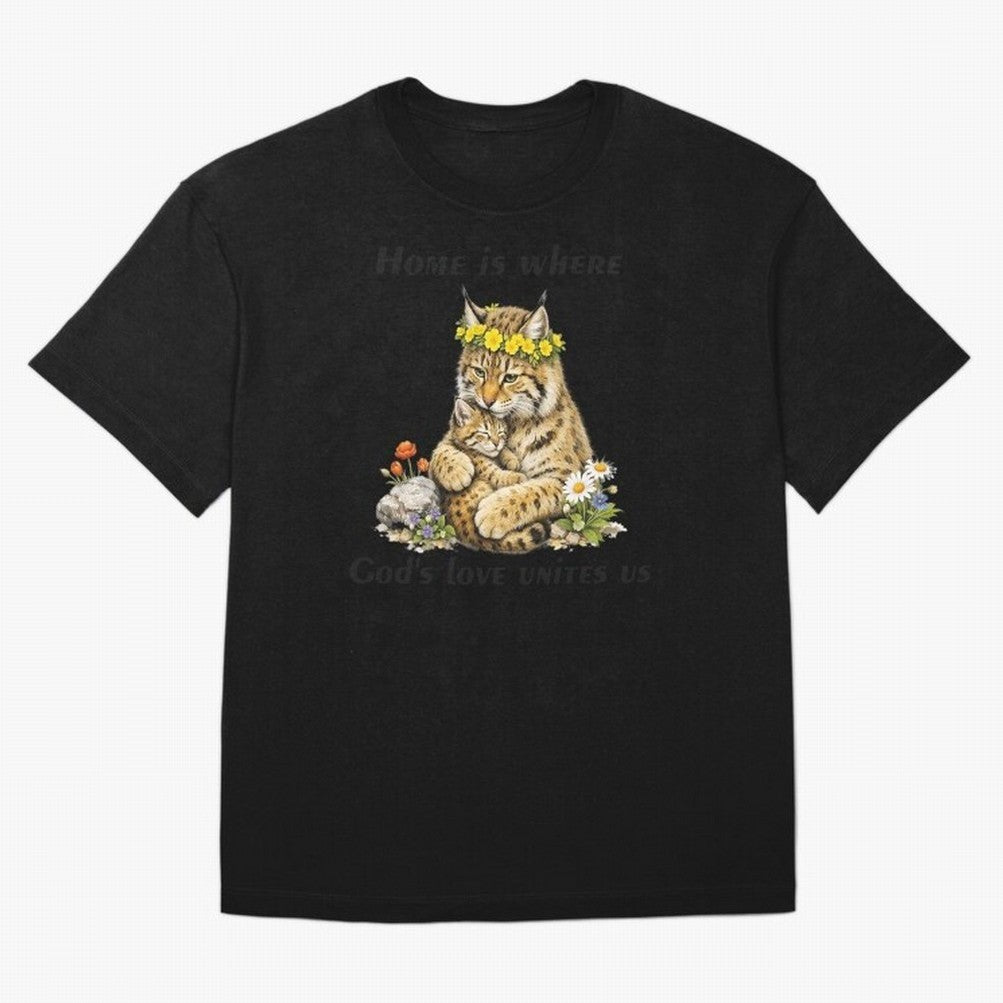 Home Is Where God's Love Unites Us Oversized T-Shirt Share the FIFA World Cup 2026 Journey through CR7 and Messi Highlights, Brazil, Portugal and Argentina Pride, Fan Favorite Moments, National Team Passion, Big Match Drama and Soccer History;