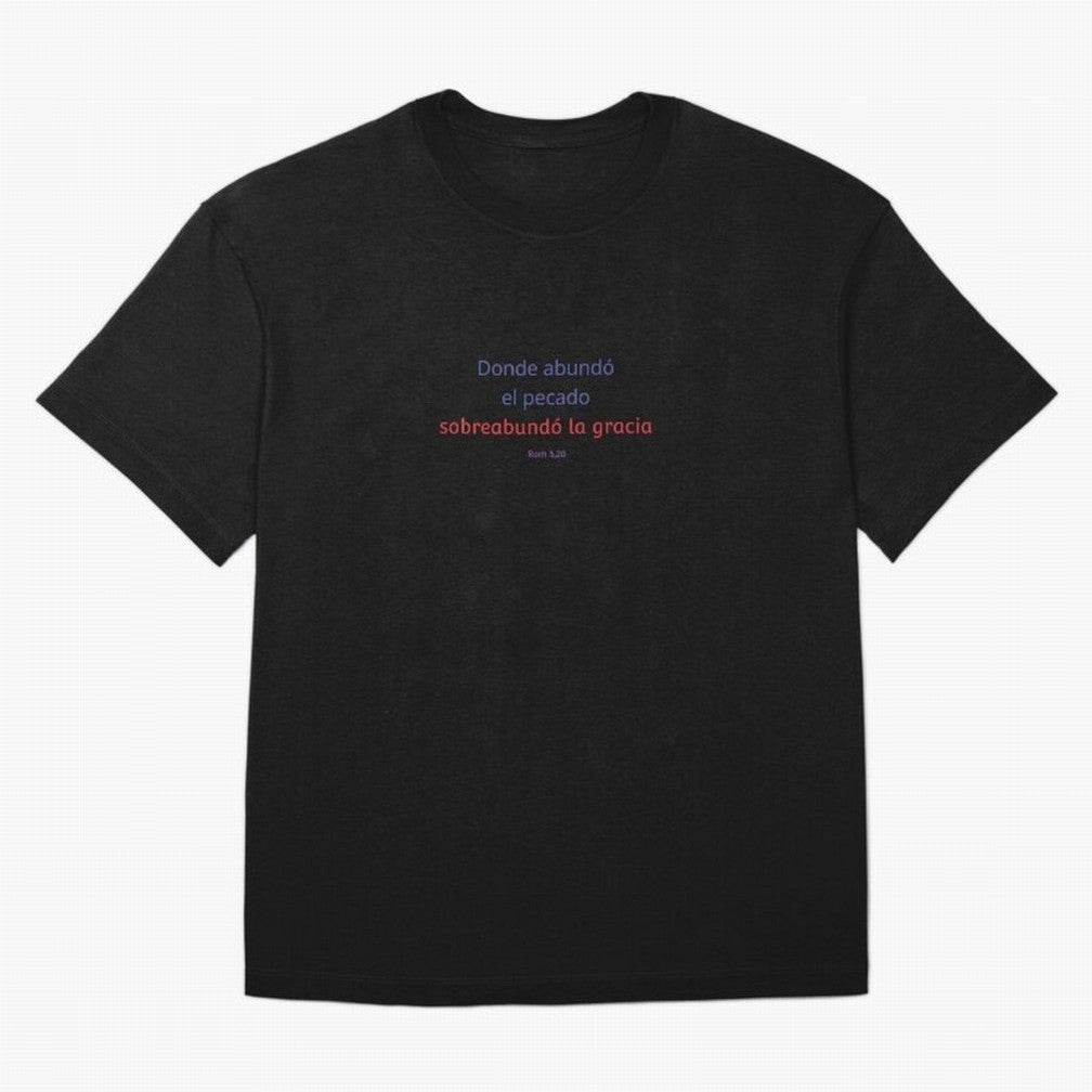 Sobreabund¨® la Gracia Oversized T-Shirt Back the Journey through Match Day Hype around FIFA World Cup 2026 USA Canada Mexico, CR7, Brazil, Stadium Chants, National Pride, Trophy Dreams and Unforgettable Football Memories; Perfect for People Who