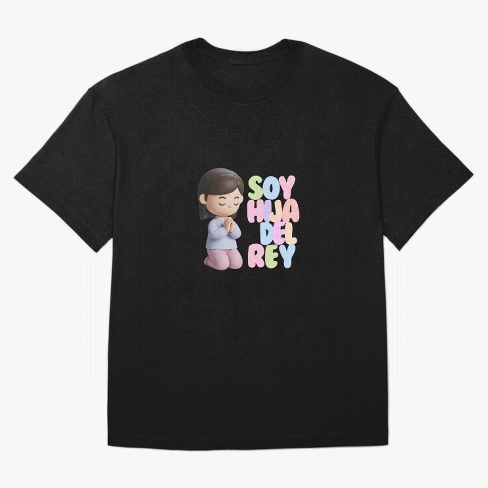 Soy Hija del Rey | Dise?o Cristiano Dulce en Colores Pastel Oversized T-Shirt Bring International Match Energy to Global Football Passion for FIFA World Cup 2026 Group Stage, Highlighting Haaland, Argentina and Brazil, Match Day Excitement,